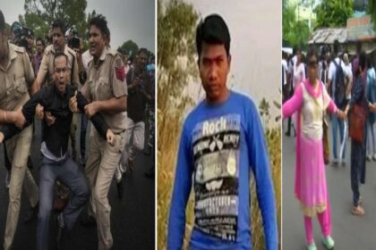 চাকরিহারা শিক্ষকদের বিক্ষোভে মোহনপুর বিক্ষুব্ধ, পুলিশের বিরুদ্ধে দেহ অপহরণের অভিযোগ 4 teacher protest