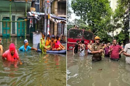রেকর্ড ভাঙা বৃষ্টিতে জলমগ্ন কলকাতা, প্রশ্নের মুখে বিদ্যুৎ সংস্থা 20 24 4