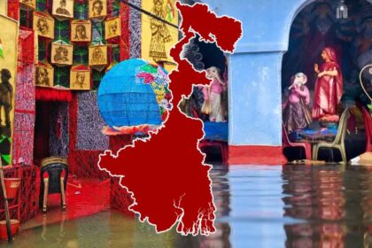 চতুর্থীতে বৃষ্টির ধাক্কা, দক্ষিণবঙ্গের ৯ জেলায় দুর্যোগের সতর্কতা 14 25 1