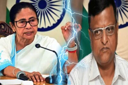 মুখ্যমন্ত্রীর হুঁশিয়ারির মঞ্চে মুখ্যসচিবের উপস্থিতি, ভাবাচ্ছে নির্বাচন কমিশনকে! 14 10 12