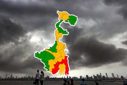 মুষলধারে বৃষ্টি নিয়ে এল সতর্কবার্তা, দক্ষিণবঙ্গের ছয় জেলায় ALERT! 12 11 1